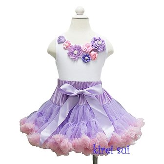 *Petticoat Set Lavendel pink + top Luxe Rossette Pearl 