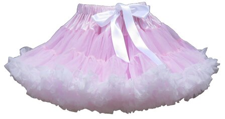 Petticoat Luxe Baby Pink White By Meetje-Pettiskirts Newborn &amp; Baby