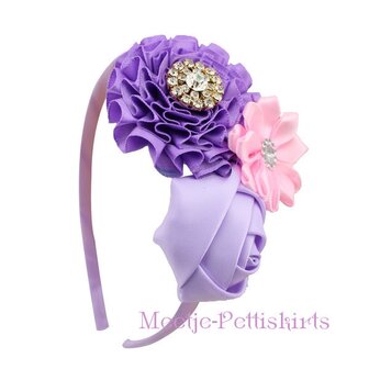 Diadeem Luxe Rose Garden Luxe Sparkle Lavendel Purple