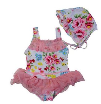 Badpak Light Pink Flower Ruffles Tutu  86/128