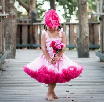   Petticoat Luxe Baby Pink Hotpink  By Meetje-Pettiskirts Kids &amp; Women 