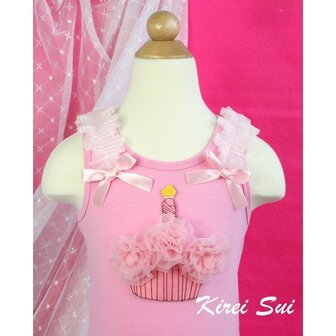  Complete Petticoat verjaardagset Pink 5delig