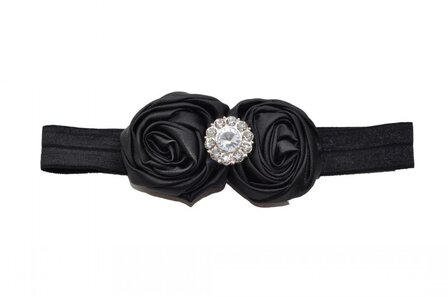     Baby Girl Luxury rose black Haarband   