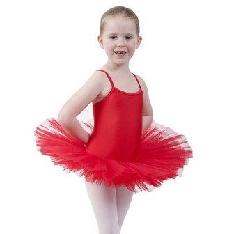 Balletpakje Tutu Rood 3-12 jaar