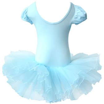  Balletpakje Daisy sparkle blauw Tutu maat 98-140