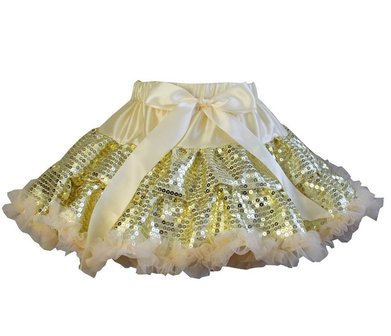 Petticoat Goud Glitter maat 74-122
