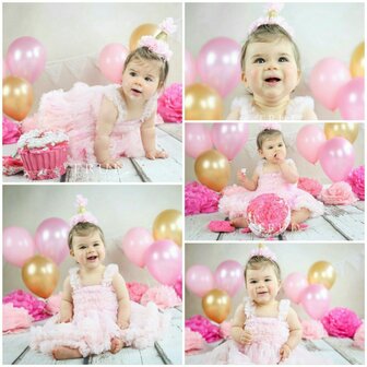 Feestjurk Pettidress By Meetje baby Pink 