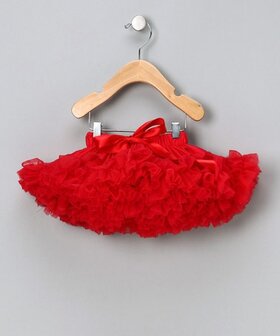 Petticoat Luxe Rood By Meetje-Pettiskirts Big Kids &amp; Women