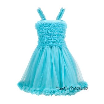 Pettidress Feestjurk Aqua