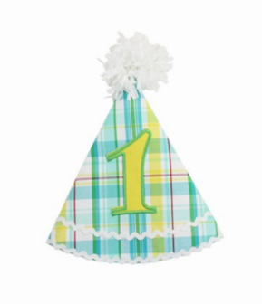 Verjaardagmuts Finn Plaid