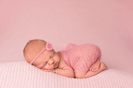 Mohair omslagdoek klein / wrap fotoshoot roze.