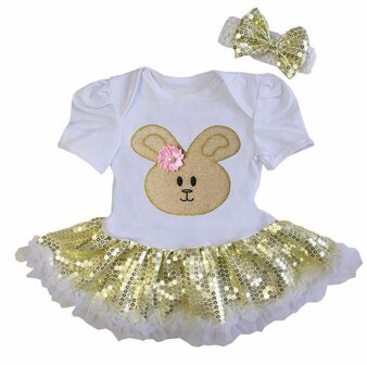 Luxe absorptie cafe Baby paasjurk, vele soorten. Grote collectie baby jurken! -  meetje-pettiskirts