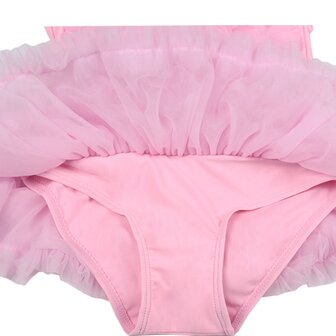 Badpak ruffle Roze 