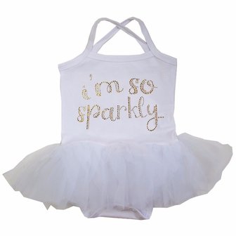 baby tutu jurkje  I,m so Sparkly 