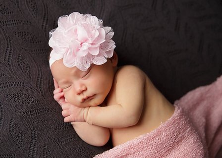 Baby haarbandje Craft Lace Roze 