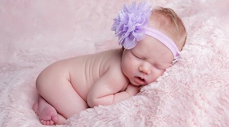Baby haarbandje Craft Lace Roze 