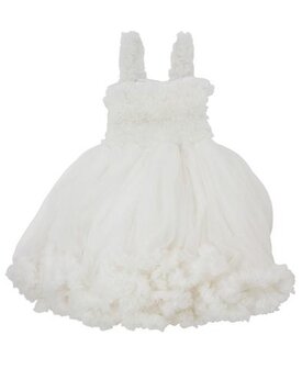 Feestjurk Pettidress  Ruffle Butts Off white      