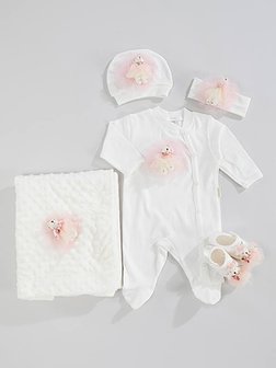5delige kraamkado set de luxe beertje De luxe