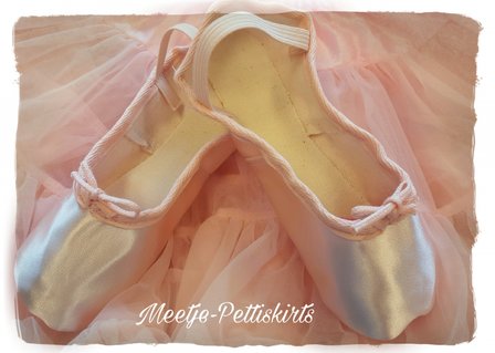 balletschoentjes Premium Satijn Roze maat 19 t/m 39 