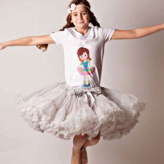 Aantrekkingskracht smokkel straal Petticoat Luxe Grijs KIDS & Women - meetje-pettiskirts