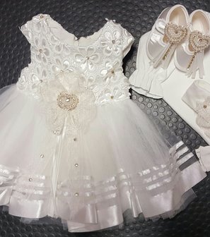 Baby Jurk Newborn Hart Sparkle 5 delig