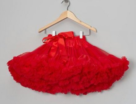 Petticoat Luxe Rood By Meetje-Pettiskirts Kids &amp; Women