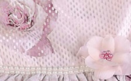 Baby jurk feest en bruiloft Spirit Flower Dusty Pink Oud Roze 