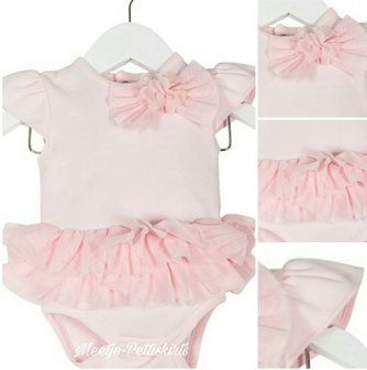 Tutu baby romper elegant strik