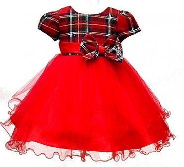 Baby jurk Tia London Rood 3m-24 maanden
