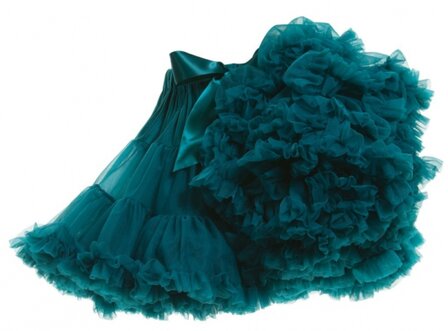 Smaragt petticoat Luxe  By Meetje-Pettiskirts Kids &amp; Women