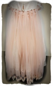 Bruidsmeisje jurk Lang met Cape &amp; Haaraccessoire 92-116 