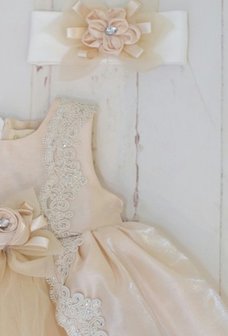 baby jurk Dreamgirl Luxe Champagne Couche Tot newborn 0-24 maanden.
