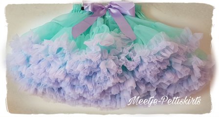 Petticoat Luxe Mint Lila By Meetje-Pettiskirts Kids &amp; Women