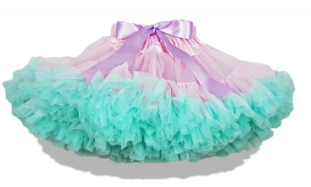 Petticoat Luxe Roze Mint &amp; Paarse Strik KIDS