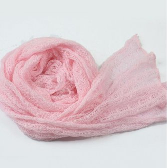 Baby Newborn Fotoshoot overslagdoek Groot roze 