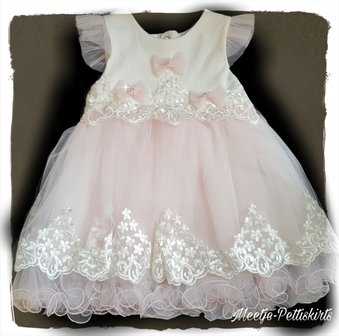 Baby feestjurk Klassiek Visara Roze