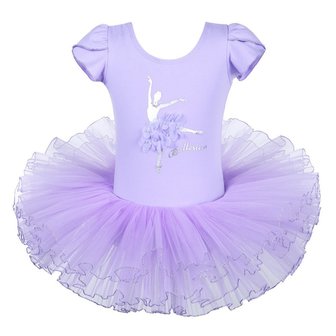  Balletpakje Daisy Ballerina lila Tutu maat 98-140