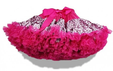 Petticoat Luxe luipaard roze print By Meetje-Pettiskirts Kids &amp; Women 