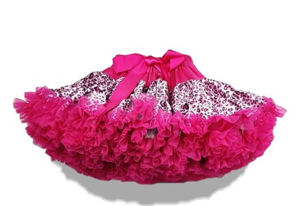 Petticoat Luxe luipaard roze print By Meetje-Pettiskirts Kids &amp; Women 