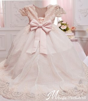 Communie jurk &amp; Bruiloft meisje Jurk Poeder Roze Handmade Romantic NEW Andere kleuren mogelijk 
