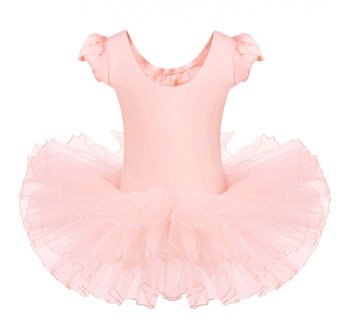  Balletpakje romantic peach Tutu Met NAAM maat 98-140