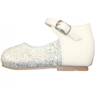 Bruidsmeisje schoen glitter ivoor 18-26