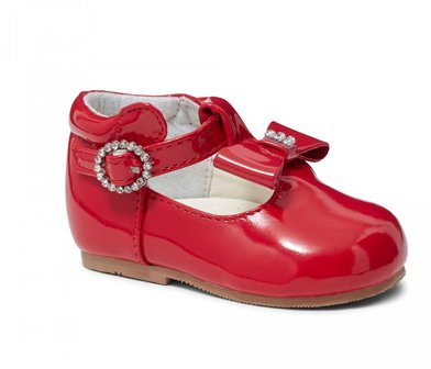 Rode glitter schoen Meisjes met oortjes maat 18 - 23