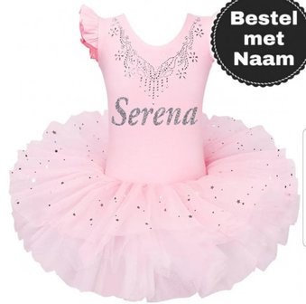 Balletpakje zacht roze tutu Sparkle Style maat 92-140 NEW