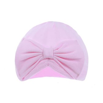 Baby mutsje Roze Turban NEW 