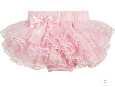 Tutu luierbroekje kant roze New