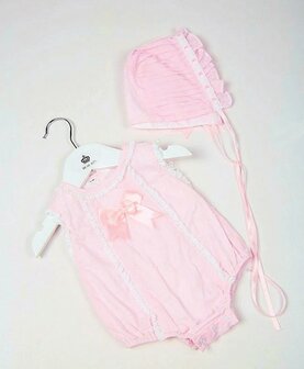 Brocante romper Roze  Spanisch Style voor baby&#039;s  NEW 
