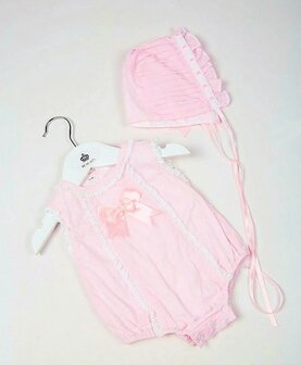 Brocante romper Roze  Spanisch Style voor baby&#039;s  NEW 