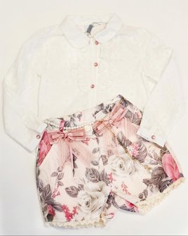 2delige Boutique collection Short met Blouse NEW 2-8 jaar  