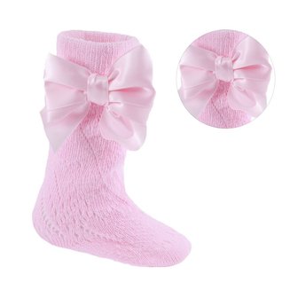 Knie Sokken Met gaatjes Roze Spanisch Girl Pelerine Baby tm 6 jaar 